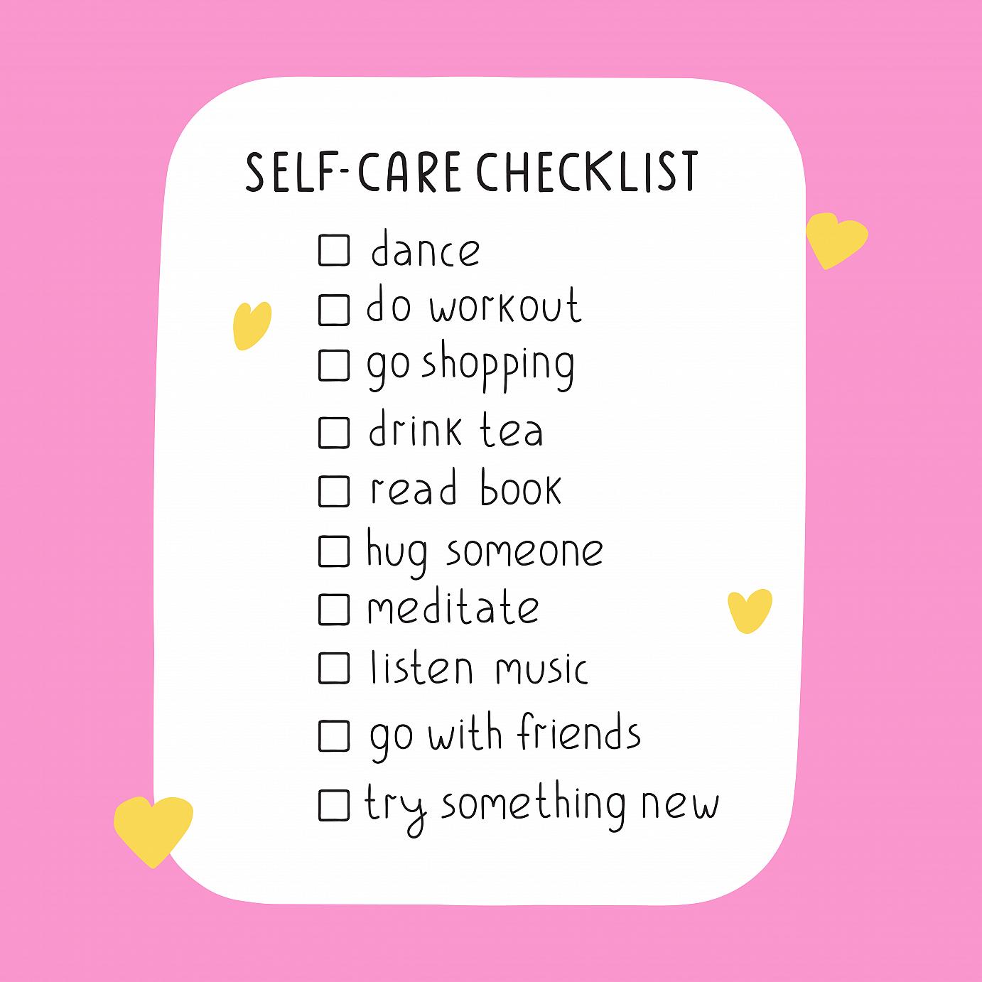 self care checklist